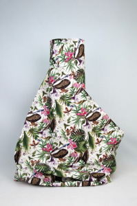 waterproof duck digital print flowers