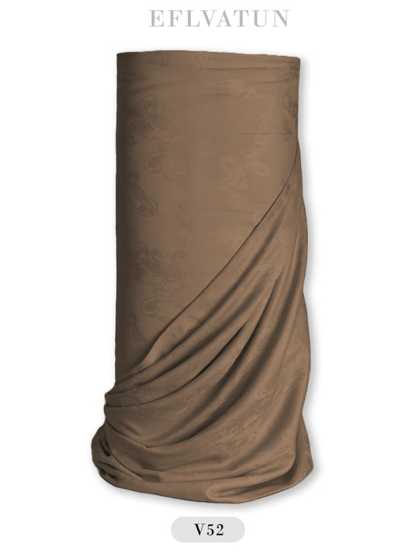 JACQUARD SATIN EFLATUN V52