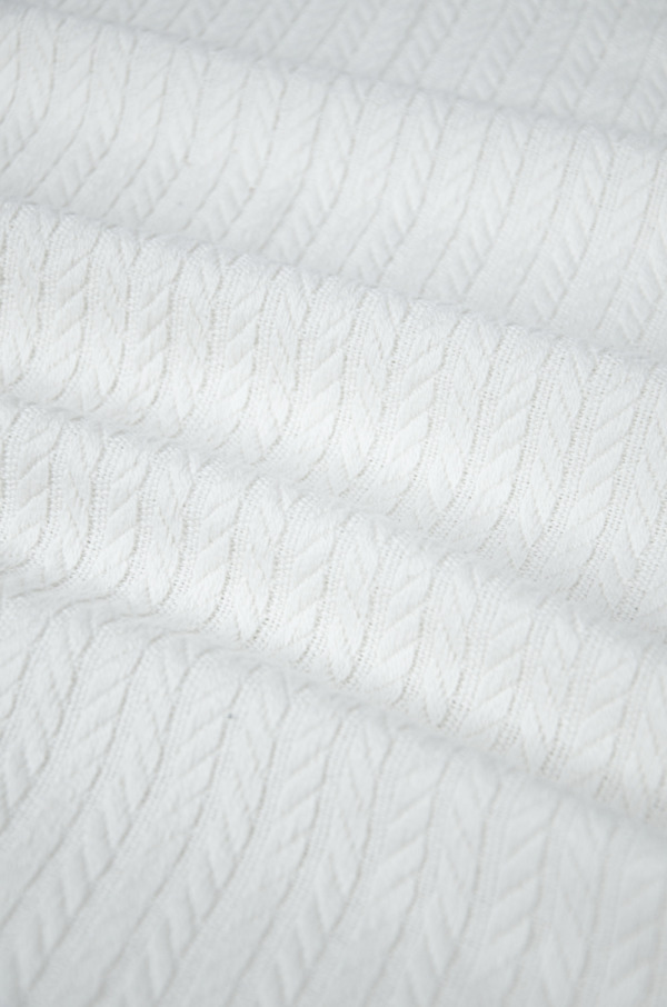 KNITTED PIQUE Ö1 WHITE 240CM - Image 5
