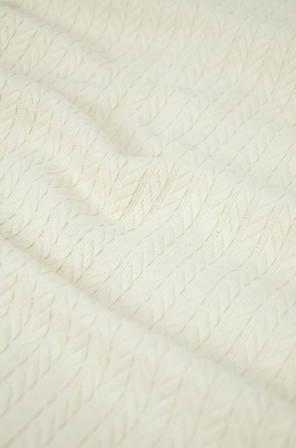 KNITTED PIQUE Ö3 CREAM 240CM - Image 2