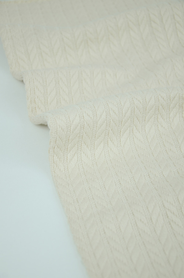 KNITTED PIQUE Ö3 CREAM 240CM - Image 3