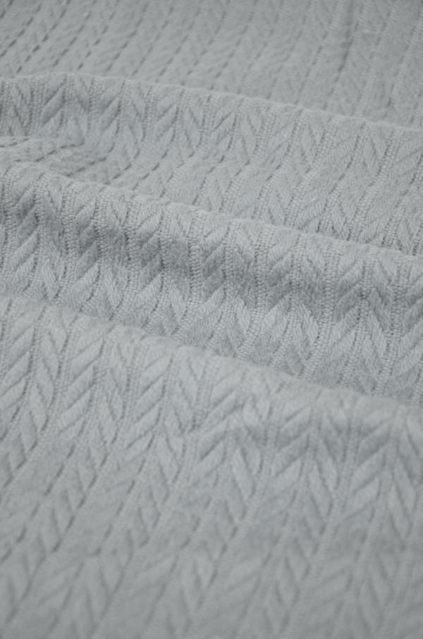 KNITTED PIQUE Ö34 LIGHT GREY 240CM - Image 3