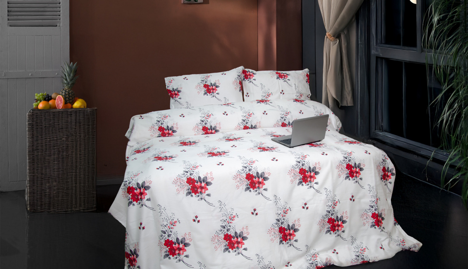 satin duvet covers flowers