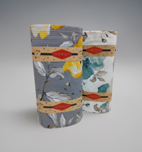 gofre kumaş çiçeklı