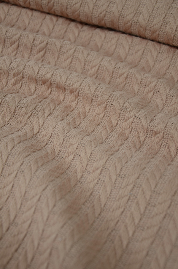 KNITTED PIQUE Ö23 BROWN 240CM - Image 3
