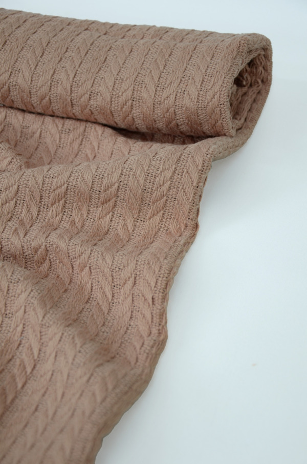 KNITTED PIQUE Ö23 BROWN 240CM - Image 4