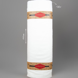 MUSLIN 1 LAYER V01 WHITE