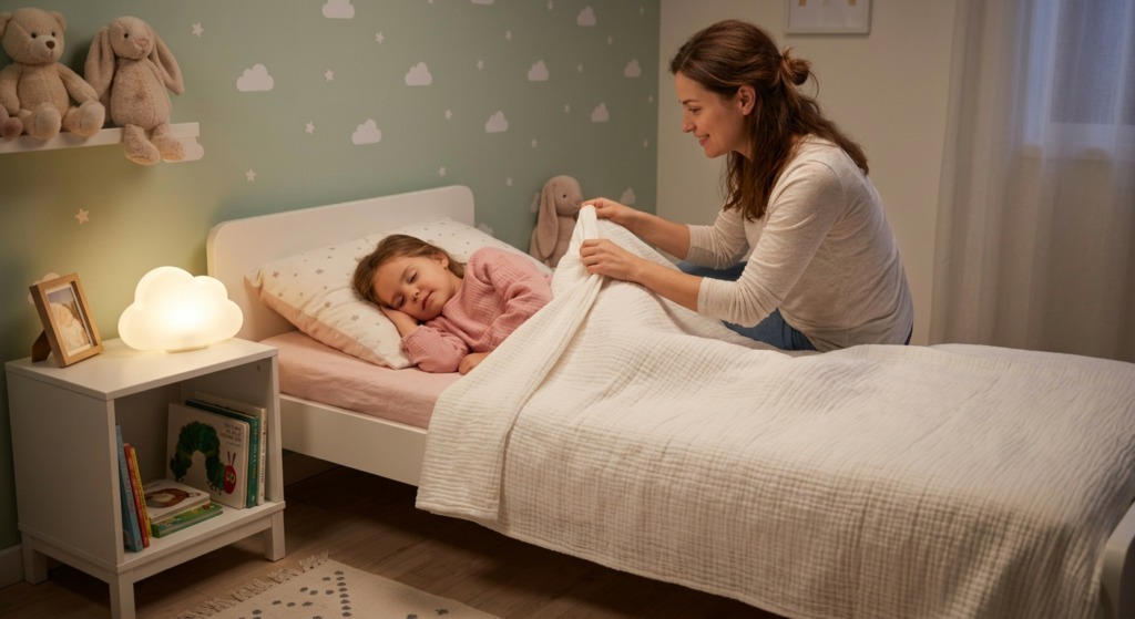 muslin fabric bedding children
